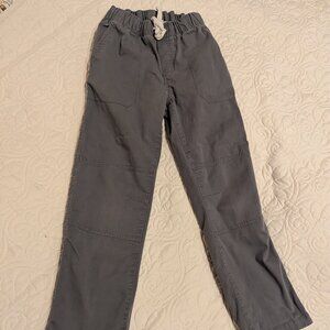 Old Navy Cargoes - 10 boy, gray cotton with tie